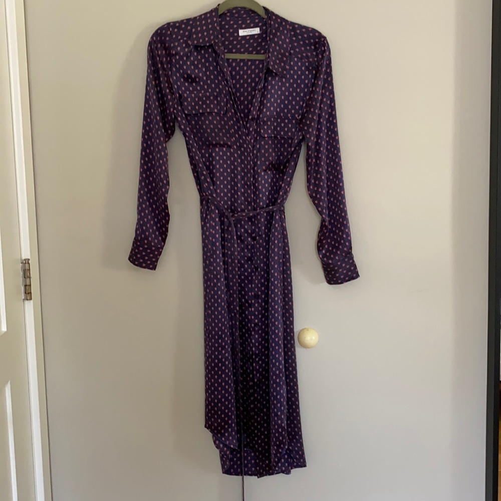 Equipment Silk Shirt Dress Size S
